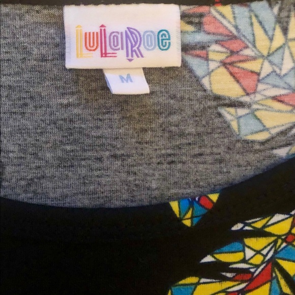 Feather Black LuLaRoe Julia Dress - Medium - Picture 3 of 4